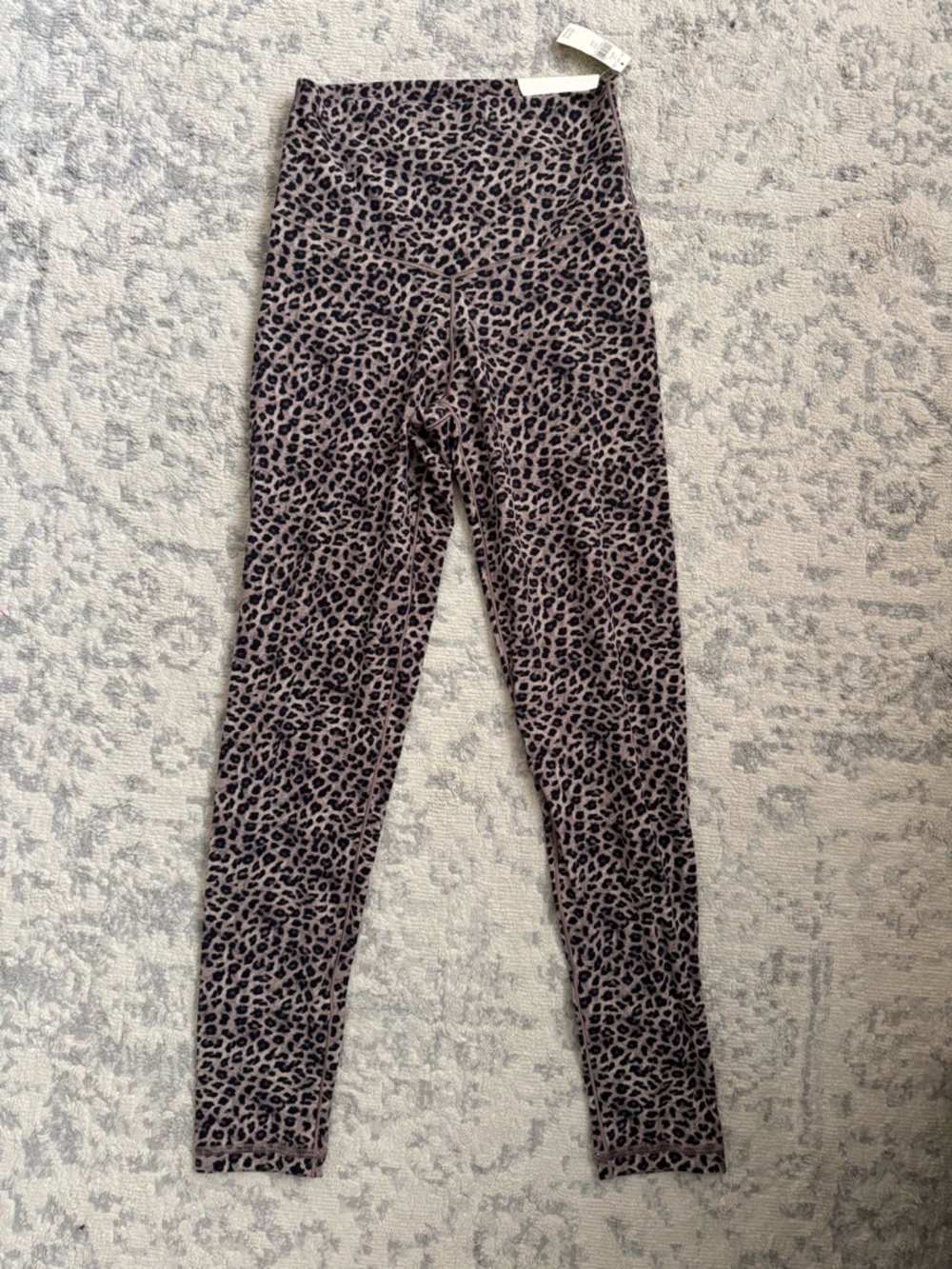 aerie Leopard Print High-Rise Leggings - Brown and Black